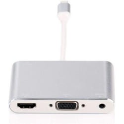 Microconnect LIGHT-HUB4 hub & concentrateur Lightning 480 Mbit/s Argent