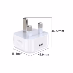 eSTUFF ES636026-BULK chargeur d'appareils mobiles Smartphone, Smartwatch, Tablette Blanc Secteur Charge rapide Intérieure