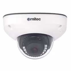 Ernitec 0070-08011, Caméra de sécurité IP, Avec fil, CE/FCC, Plafond, Noir, Blanc, Bulbe