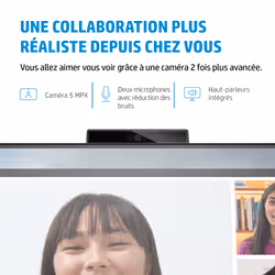 HP Écran de conférence QHD E27m G4 USB-C - Vue supplémentaire 7