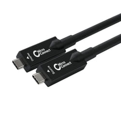 Microconnect USB3.2CC15OP câble USB 15 m USB 3.2 Gen 2 (3.1 Gen 2) USB C Noir