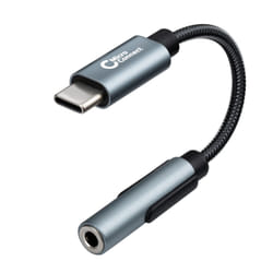 Microconnect MC-AUDIO-USBC câble vidéo et adaptateur 0,13 m Argent