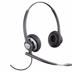 POLY Micro-casque binaural EncorePro 720 + fonction Quick Disconnect, Avec fil, Bureau/Centre d'appels, 80 - 20000 Hz, Casque ...