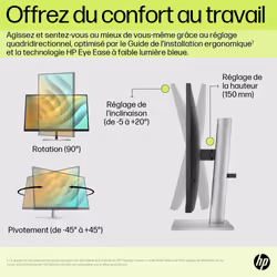 HP E27u G5 écran plat de PC 27" Quad HD LCD Noir - Vue supplémentaire 8