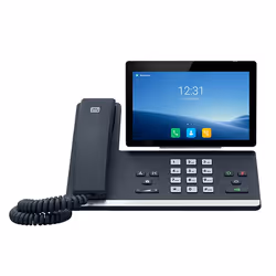2N D7A, Téléphone IP, Noir, Combiné filaire, Android, In-band, En dehors de la bande, Info SIP, 1000 entrées