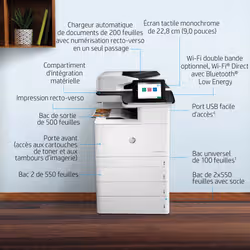 HP Color LaserJet Enterprise Imprimante multifonction M776dn - Vue supplémentaire 8