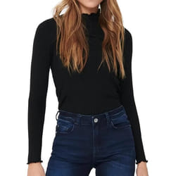 JDY Chemisier Fransiska 15228065 Noir Slim Fit