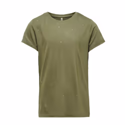 ONLY 15225805, Haut (vêtement), Enfant, Femelle, Vert, 110/116, Martini Olive