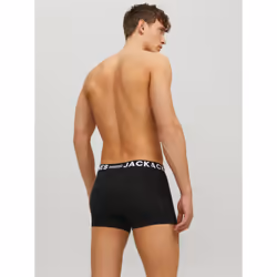 Jack&Jones Lot de 3 boxers Sense 12081832 Noir