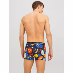 Jack&Jones Lot de 3 boxers Sugar Skull 12185485 Multicolore