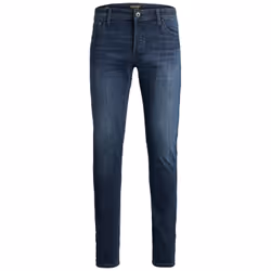 Jack &amp; Jones 12188522, Jeans, Adulte, Bleu, EUE, Coton, Elastane, Polyester, 60% Coton, 28% Polyester, 10% Coton biologiq ...