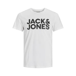 Jack&Jones T-shirt Corp Logo 12151955 Blanc Standard Fit