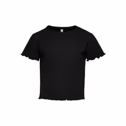 ONLY 15225338, Enfant, Femelle, Noir, 158/164, Monochromatique, Col rond