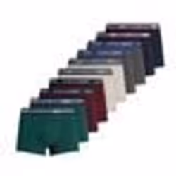 Jack & Jones Pack de 10 boxers, Caleçons, Short Boxer, Mâle, Noir, Bourgogne, Graphite, Vert, Gris, L, Monochromatique