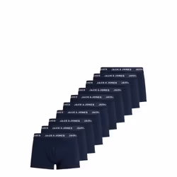 Jack & Jones 12189937, Caleçons, Short Boxer, Adulte, Mâle, Marine, Monochromatique