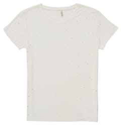 ONLY 15225805 Haut (vêtement) Col rond Manche courte Elastane, Viscose