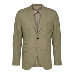 Veste Blazer - Selected - Slim - Beige - 2 Boutons - Poches à Rabat