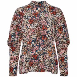 Top à motifs - couleur : Rouge
