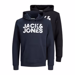 Jack & Jones 12191761, Adulte, Noir, XXL, SML, 1 pièce(s), Coton, Polyester