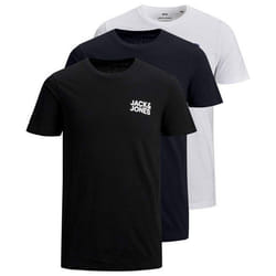 Jack&Jones Lot de 3 t-shirts Corp Logo 12191762 Multicolore Regular Fit