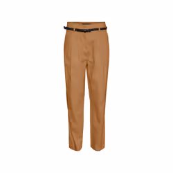 Pantalon Femme - Vero Moda Katie - Taille Haute - Camel - Coupe 7/8