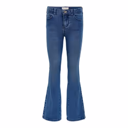 ONLY 15234678, Jeans, Femelle, Enfant, Bleu, Avant, Coton, Elastane, Polyester