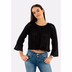ONLY 15233173, Pullover, Adulte, Femelle, Noir, M, SML