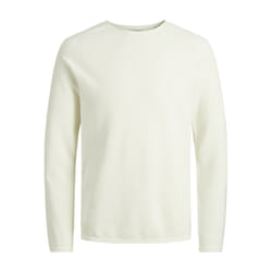 Pull en maille Col rond Manches longues Blanc Reed Oscar