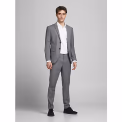 Jack&Jones Costume Franco 12181339 Gris Super Slim Fit - Vue supplémentaire 5
