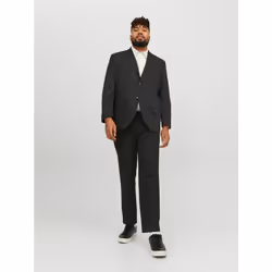 Jack & Jones 12195449_2161.44, Noir, Manches longues, Coupe étroite, 1 pièce(s)