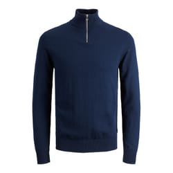 Jack&Jones Pull Emil 12189339 Bleu marine Regular Fit