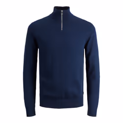 Jack&Jones Pull Emil 12189339 Bleu marine Regular Fit