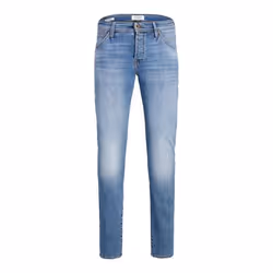 Jack & Jones 12190836, Bleu, EUE, Jeans, Coton, Elastane, Polyester, 76% Coton, 12% Polyester, 10% Coton biologique, 2% É ...