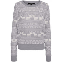 Pull en maille - couleur : Gris