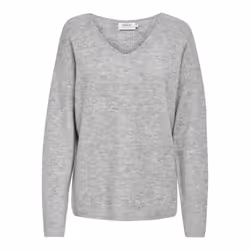 ONLY 15204588, Pullover, Adulte, Femelle, Gris, L, SML