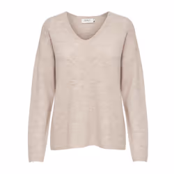ONLY 15204588, Pullover, Adulte, Femelle, Beige, S, SML