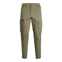 Jack&Jones Pantalon en tissu Stace 12194246 Vert Tapered Fit