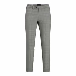 Jack &amp; Jones 12193133, Chino, Adulte, Gris, EUE, Elastane, Polyester, Viscose, 68% Polyester, 29% Viscose, 3% Élasthanne