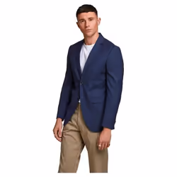 Jack & Jones 12199891, 48, EUE, Elastane, Polyester, Viscose, Bleu