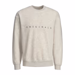 Jack & Jones 12204796, Adulte, Gris, Blanc, XL, SML, 1 pièce(s), Coton, Polyester