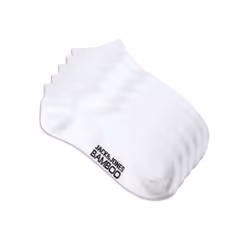 Jack &amp; Jones Pack de 5 chausettes, Chaussettes de sport, Blanc, Adulte, Unisexe, Longueur de cheville, 5 paire(s)