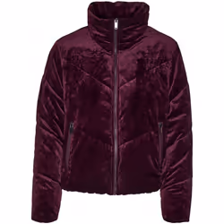 Veste en velours - couleur : Bordeaux