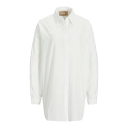 Chemise oversize femme - Jack & Jones - Mission - Blanc - Manches longues - 65% Polyester