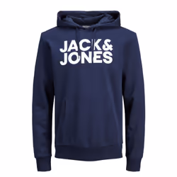 Jack & Jones 12163777, Bleu, XXXL, EUE, XL, États-Unis d'Amérique, Coton, Polyester