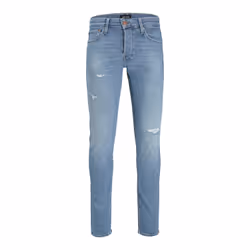 Jack & Jones 12204336, Bleu, EUE, Jeans, Coton, Elastane, 68% Coton, 30% Coton biologique, 2% Élasthanne, Ne pas javelliser