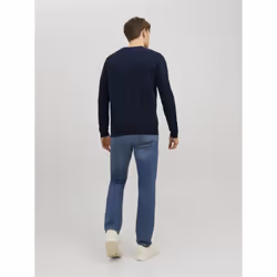 Jack&Jones Pull Emil 12208364 Bleu marine Regular Fit