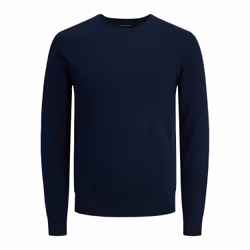 Jack&Jones Pull Emil 12208364 Bleu marine Regular Fit