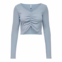 Crop top col v à manches longues femme Only onlkenya life
