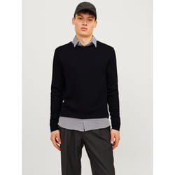 Jack&Jones Pull Emil 12208365 Noir Regular Fit