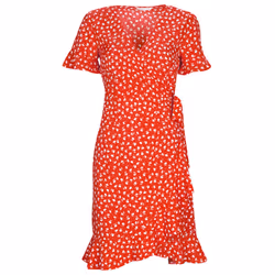 Robe portefeuille tissé femme Only Olivia
